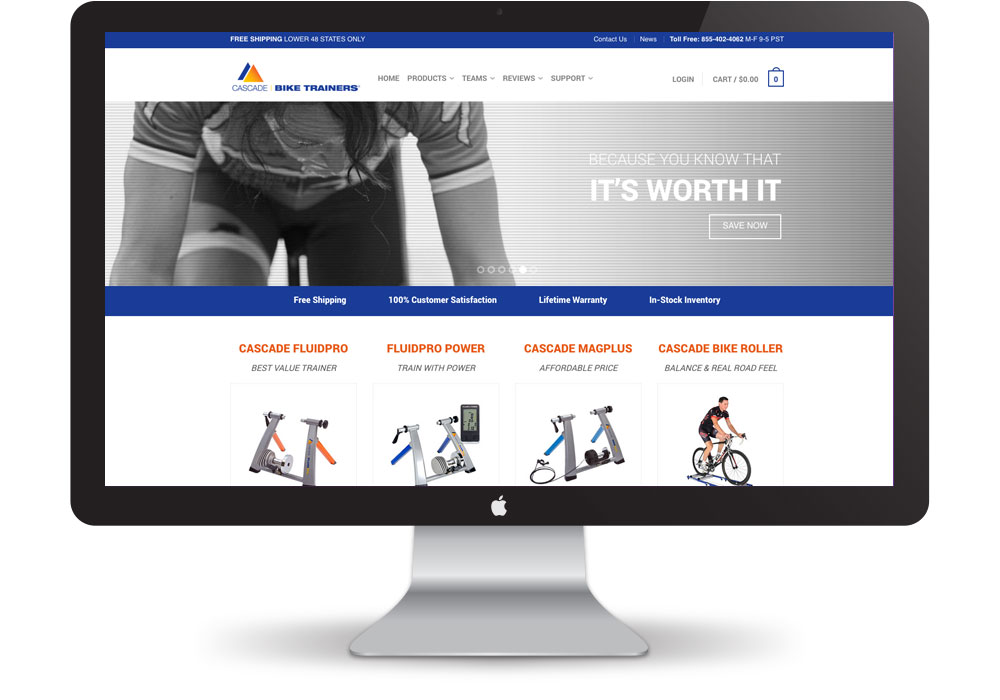 Cascade Bike Trainer Website