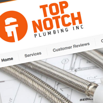 Top Notch Plumbing of Olympia - Site Designed by Pure Design Group